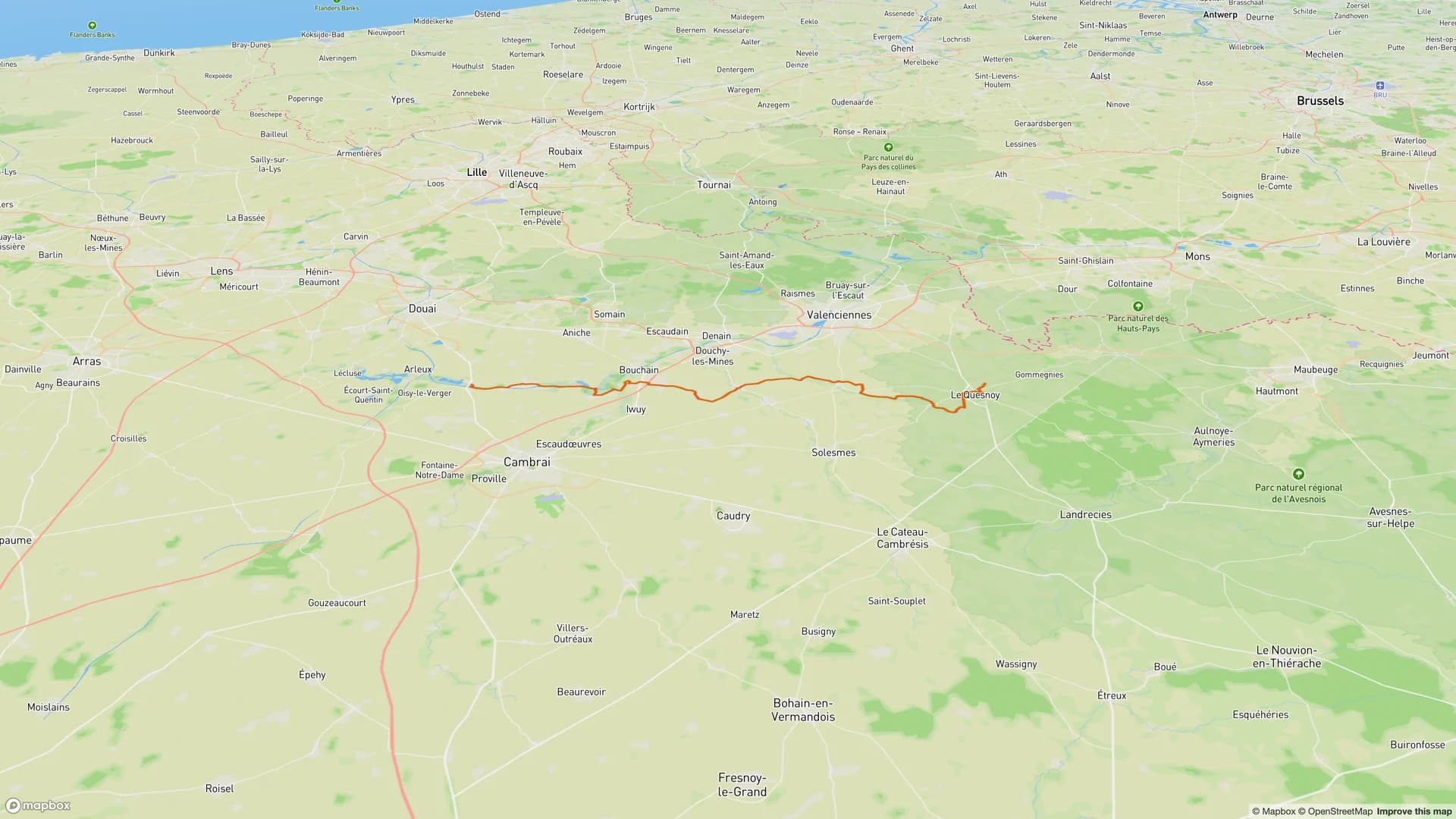 GR121C De Aubigny-au-Bac à Le Quesnoy