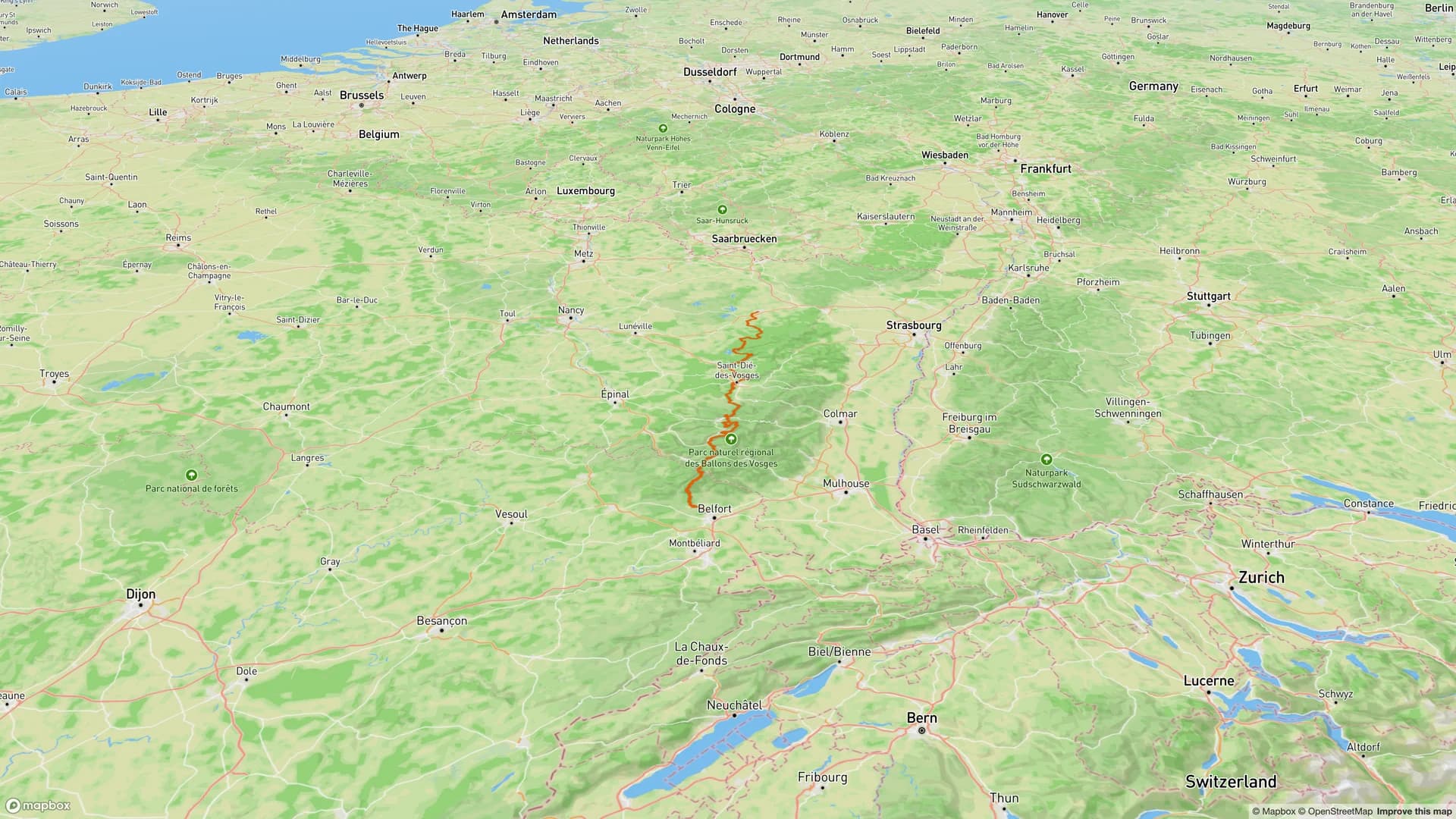 GR533 Cr&ettes et lacs des Vosges